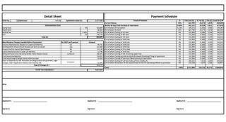 Hero Homes cost sheet